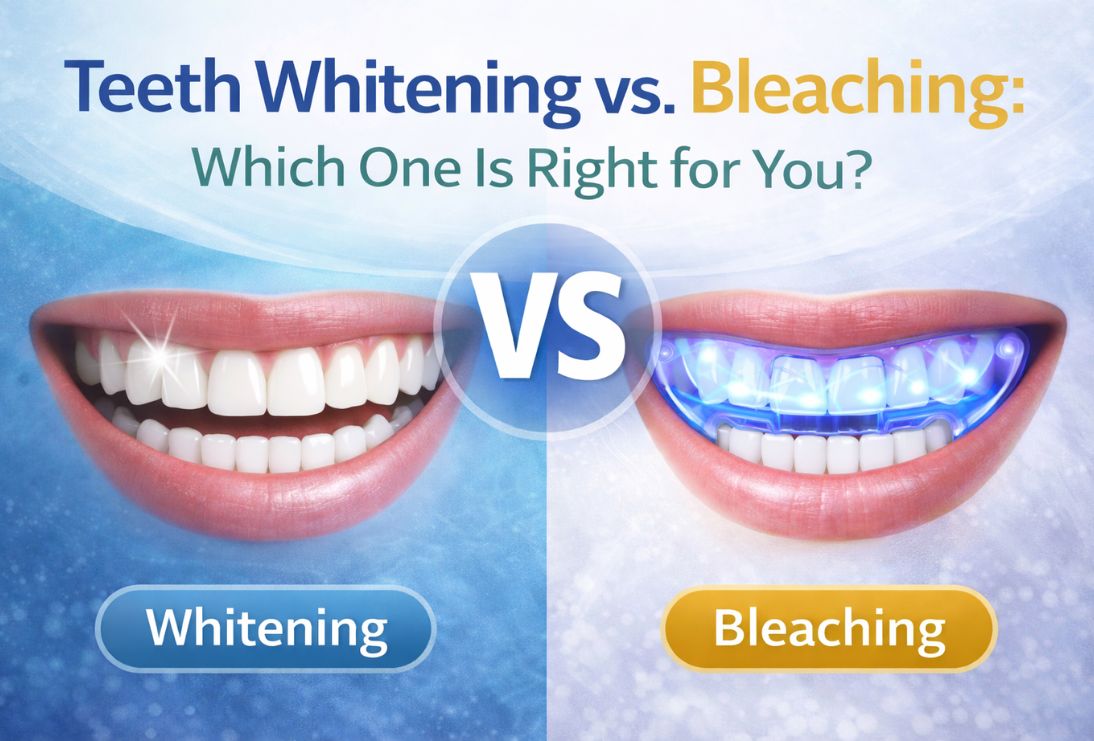 Confused between teeth whitening and bleaching? Discover expert insights, treatment comparison, and advanced dental solutions in Kolkata.