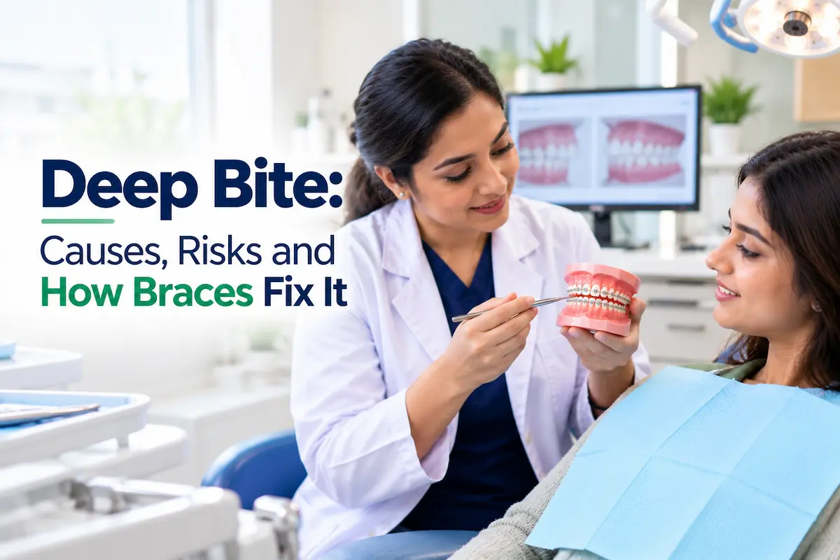 Deep Bite: Causes, Risks and How Braces Fix It