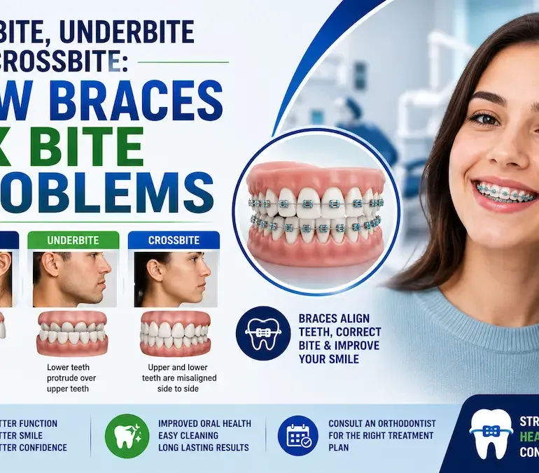 Overbite, Underbite and Crossbite: How Braces Fix Bite Problems 2 Overbite, Underbite and Crossbite: How Braces Fix Bite Problems