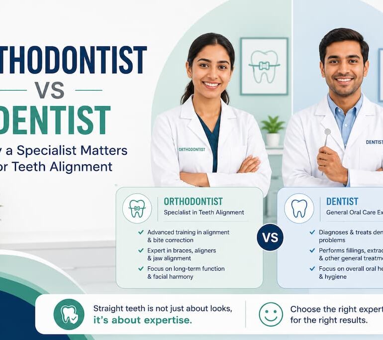 Orthodontist vs Dentist: Why a Specialist Matters for Teeth Alignment