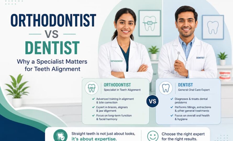 Orthodontist vs Dentist: Why a Specialist Matters for Teeth Alignment