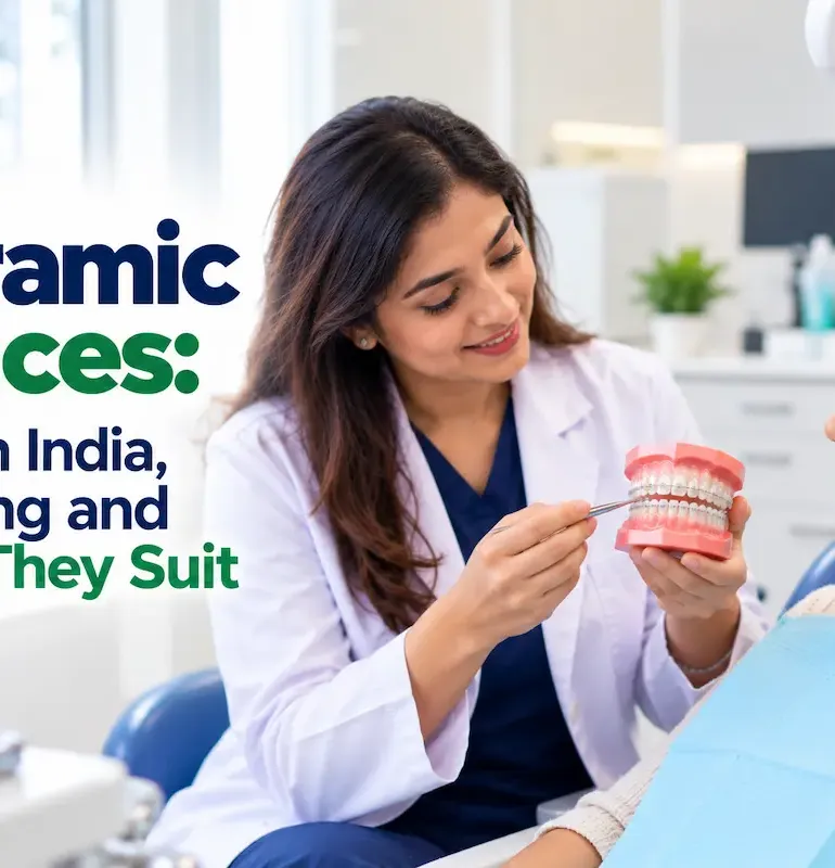 Ceramic Braces: Cost in India, Staining and Who They Suit